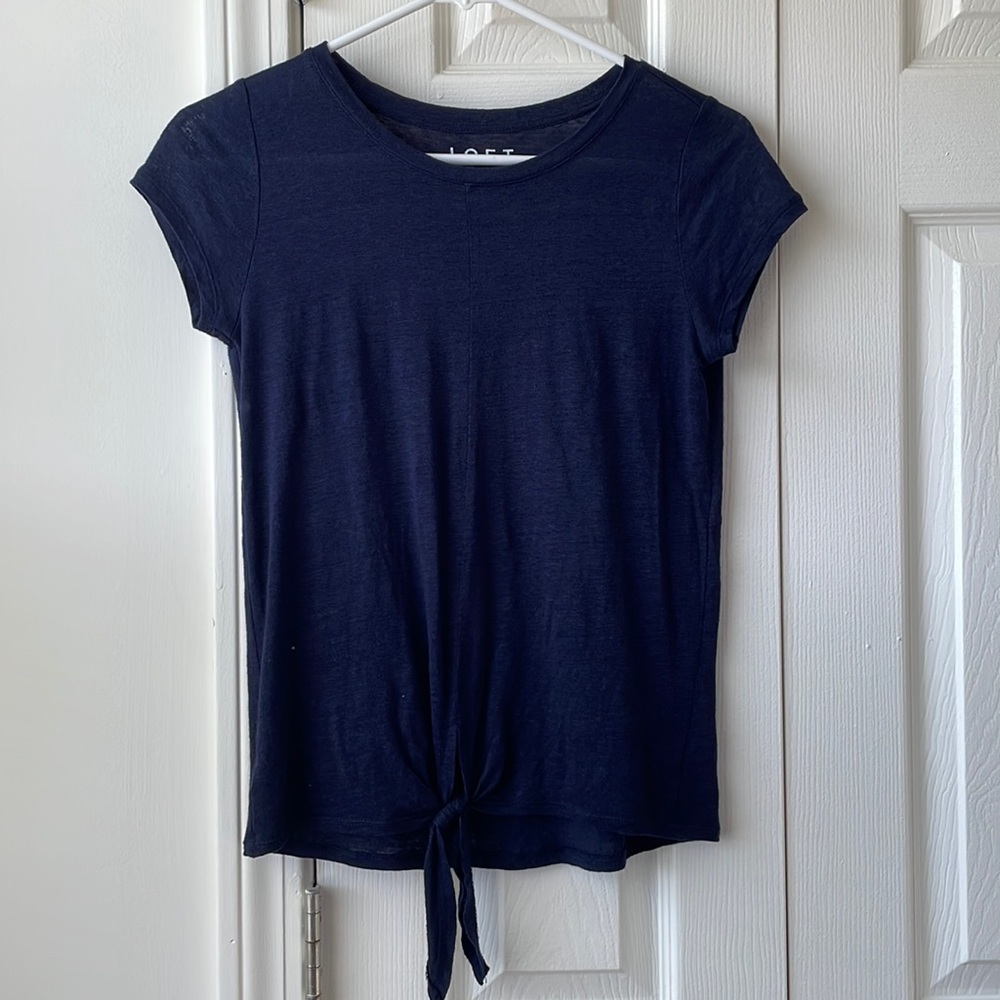 LOFT linen T shirt